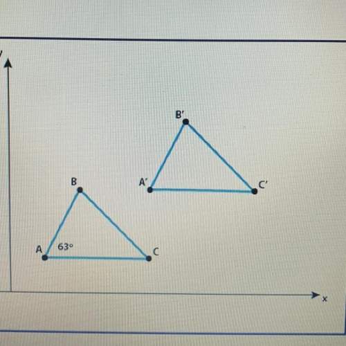 Triangle abc has been translated to create triangle a’b’c’. which of the following statements is tru