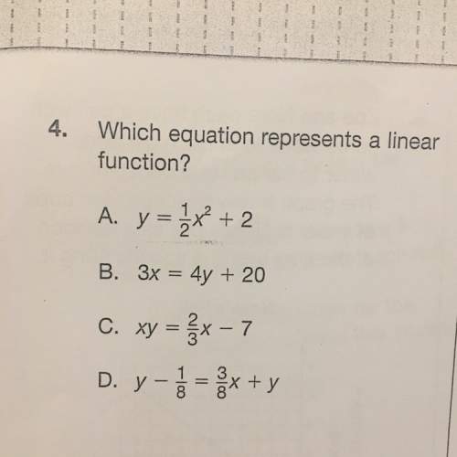 What's a linear function? how do you know if it represents a linear function?
