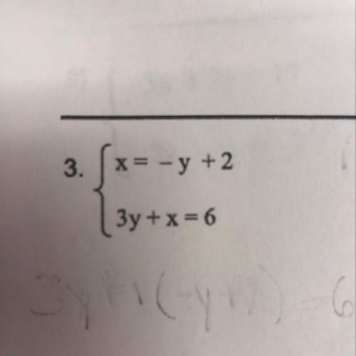 Solve system of equation by substitution