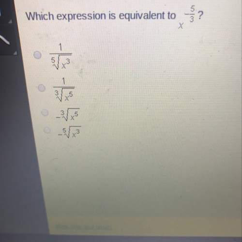 Which expression is equivalent to x^-5/3