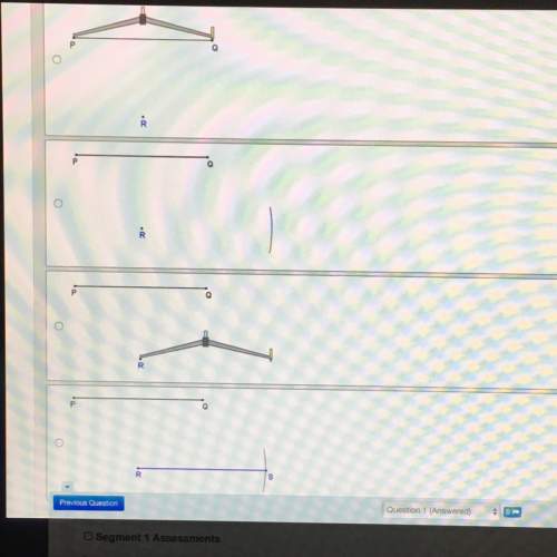Which image represents the first step in constructing the copy of a line segment?