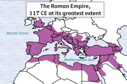 How did geography make rome a site of encounter?  a. its proximity to other major empir