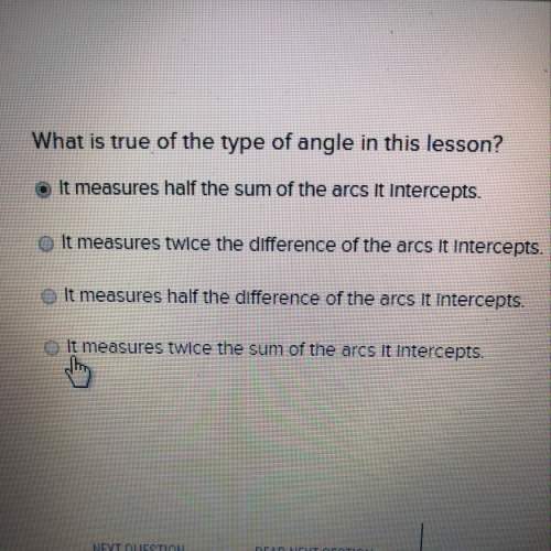 What is true of the type of angle in this lesson