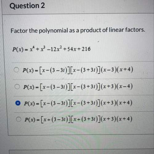 Factor the polynomial as a product of linear factors. p(x)=x^4+x^3-12x^2+54x+216