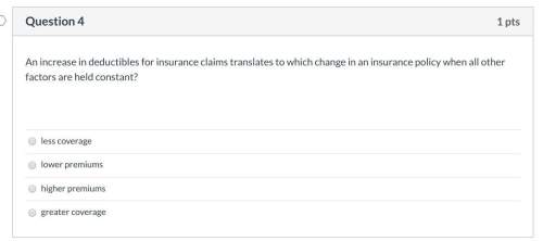 An increase in deductibles for insurance claims translates to which change in an insurance policy wh