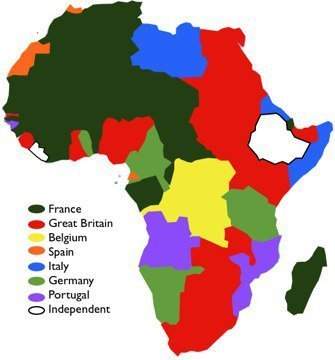 According to this map of colonial africa in 1914, the european nations that would lose the largest t