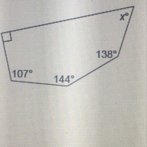 Solve for x.  enter your answer in the box.  x=