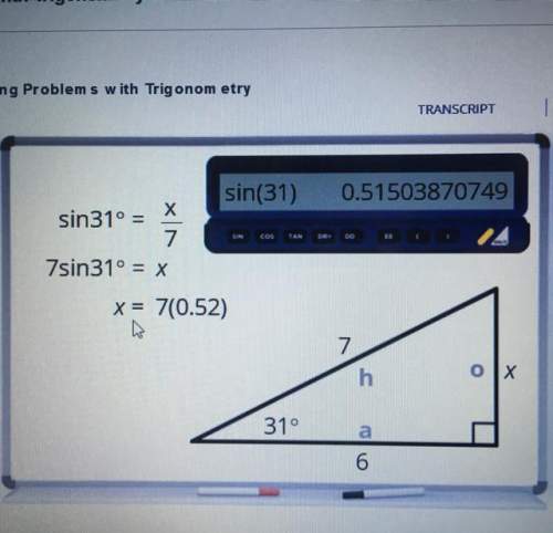 Hello, i need to someone to tell me how to get x=7(0.52) without using trigonometry functions on a c