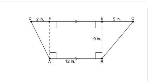 What is the area of this trapezoid?  a.108 in²  b. 139.5 in²  c.166 in²