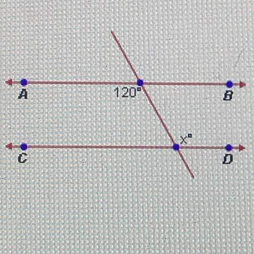 In the diagram below ab is parallel to cd what is the value of x ?  a; 80 b; 100