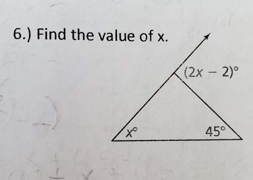 Find the value of x. i need you! : )