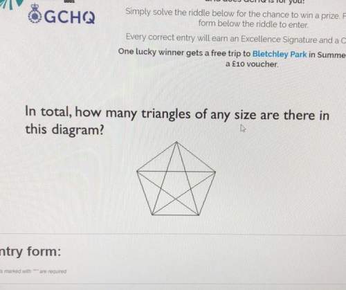 How many triangles are there in the shape?