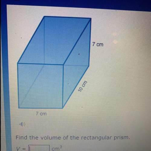 Find the volume of the rectangular prism