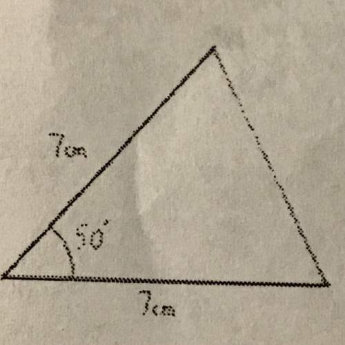 Solve for the two unknown angles in the following isosceles triangle and show all work!