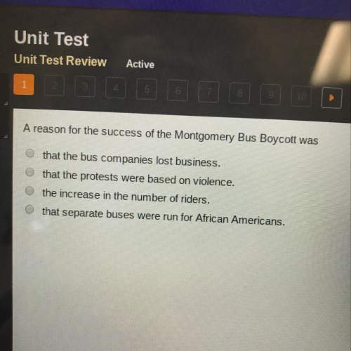 Areason for the success of the montgomery bus boycott was?