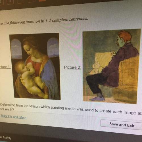 Determine from the lesson which painting media was used to create each for each?  above