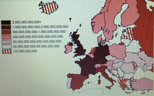 According to the following map of european countries color coded based on gdp, what can you infer ab