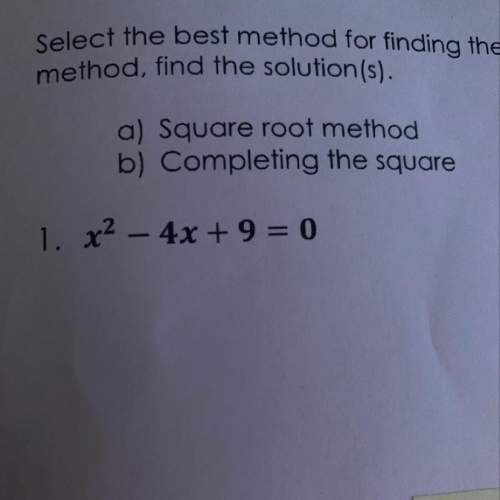 What is the square root method and the completing square