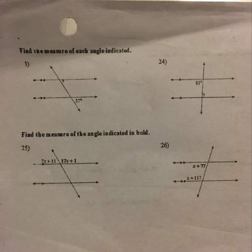 Find the measure of each angle indicated find the measure of the angle indicated in bold