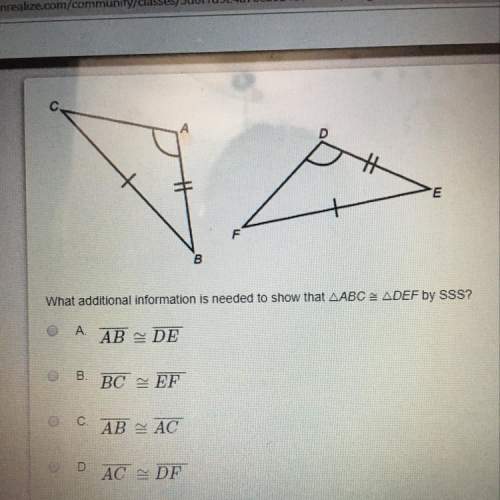 What additional information is needed to show that triangle abc is approximately equal to triangle d