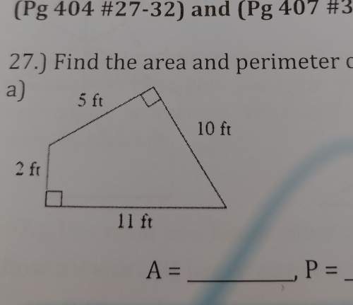 How do i find the area and perimeter?