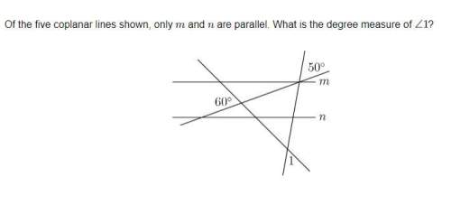 Solve below. the question is asking for the value of angle 1