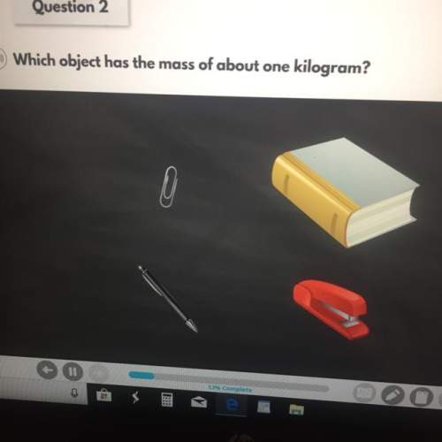 Which object has the mass of about one kilogram?