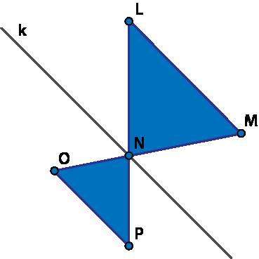 Best answer gets  if δonp is rotated 180° about point n, which additional transformation