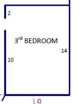 If the walls are 9' high, how much paint would i need to buy to paint the walls of all three bedroom
