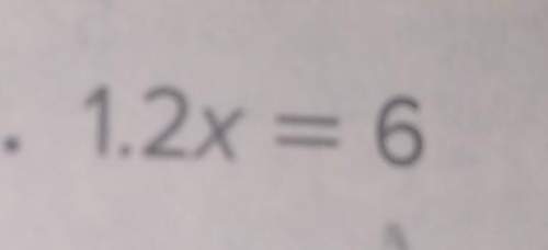 What is x equal to in this equation