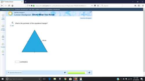 What is the perimeter of this equilateral triangle?