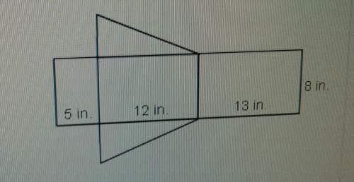 Use the net to find the surface area of the prism