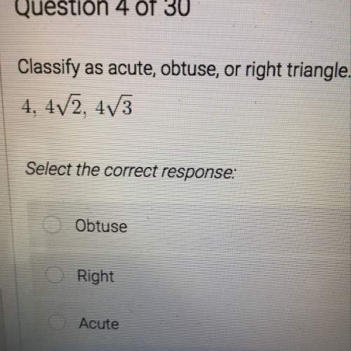 Acute,obtuse or right triangle? !