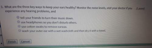 What are the three keys ways to keep your ears healthy monitor the noise level to visit your doctor