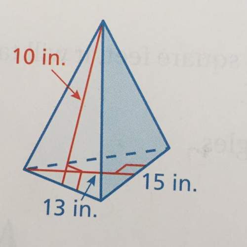 Can you me find the surface area?  formula- area of base + area of lateral