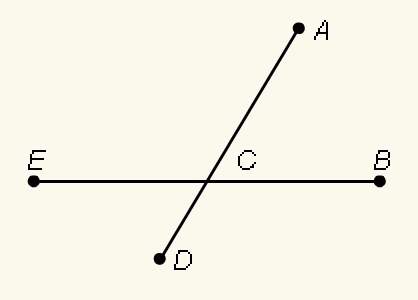 In the diagram, m ∠acb = 65 m ∠eca =