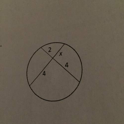 Find the value of x in this problem