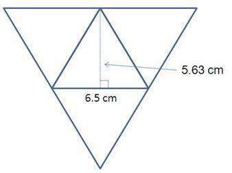 Emma needs to find the surface area of a triangular pyramid where the base and all three faces are c