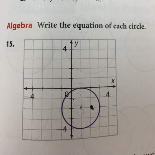 #15. write the equation of each circle.