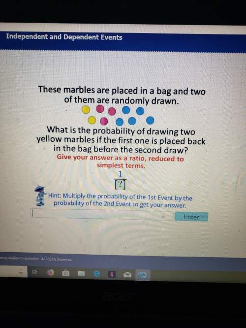 What is the probability of drawing two yellow marbles of the first one is placed back in the bag bef