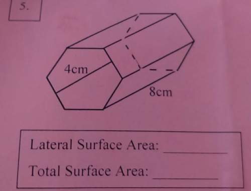 What is the lateral surface area and the total surface answer
