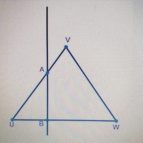 if triangle uvw is dilated from point u by a scale factor of 2, which of the following equatio