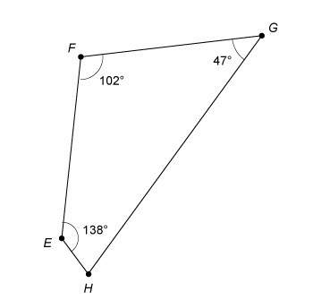 What is the measure of ∠h?  a. 42° b. 73