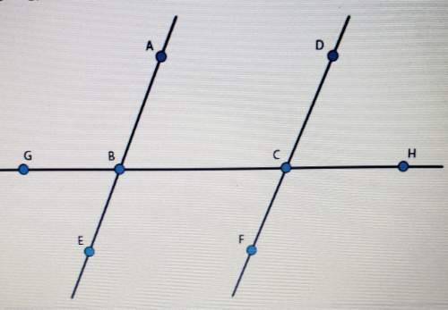 Line segment ae and line segment df are parallel. if mabg = 10x and mhcf = 9x + 10, what is mabg
