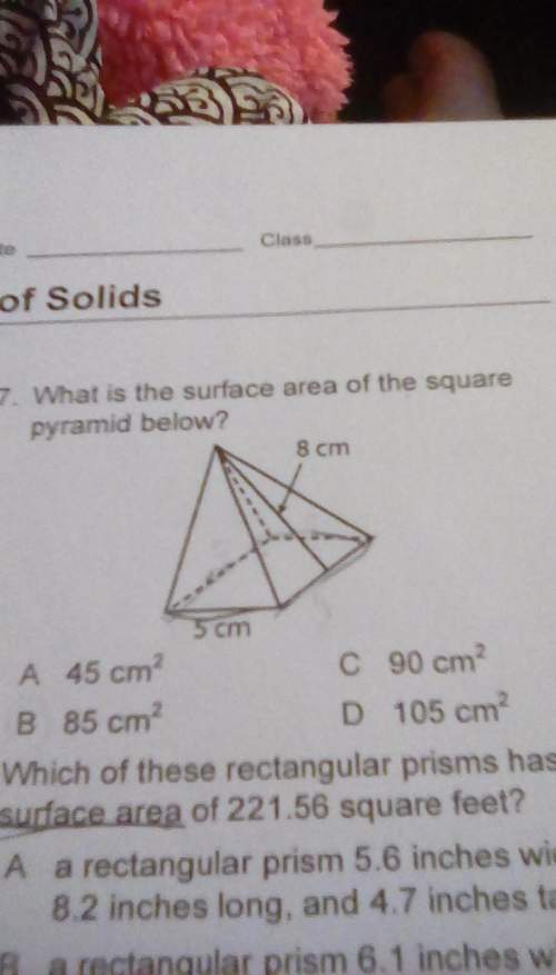 Iwould like ❤ also the question of you can't see it is: what is the surface area of the squa