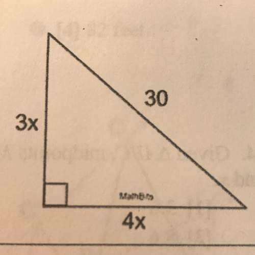 Give the diagram shown at the right, find the value of 3x. pls