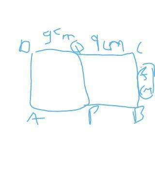 In the diagram abcd is a rectangle and pq is parallel to ad the area of abcd is 60cm squared &lt;