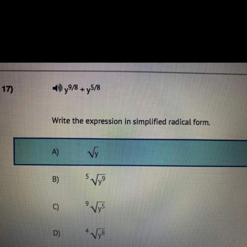 Write the expression in simplified radical form