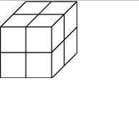 "the isometric figure shown is composed of cubes that are 1 cm on a side. what is the surface