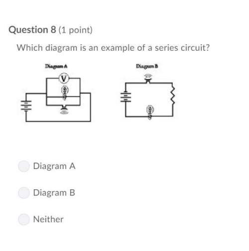 Correct answer only !  which diagram is an example of a series circuit?